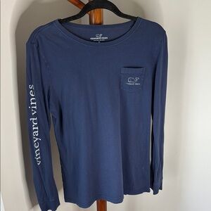 Vineyard Vines Blue Long Sleeve Tee